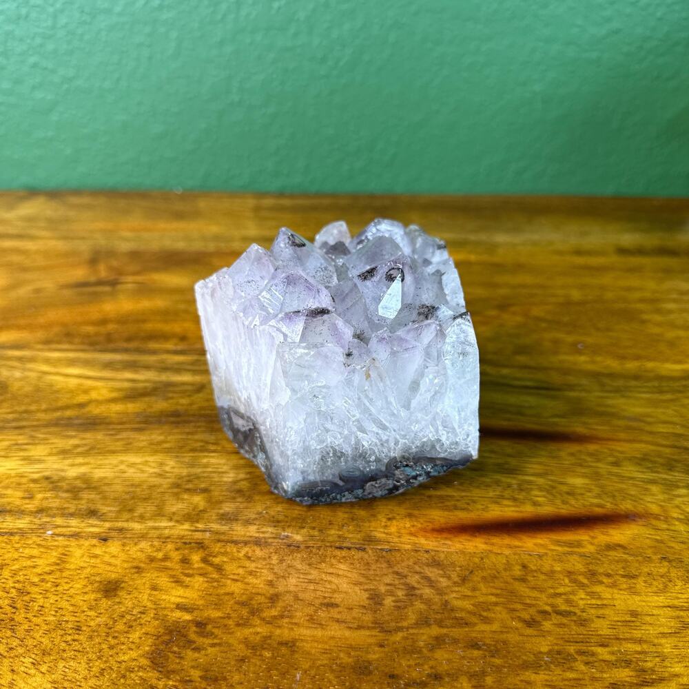 Amethyst Crystal Cluster | Natural Purple Quartz Specimen | Druzy Crystal Decor